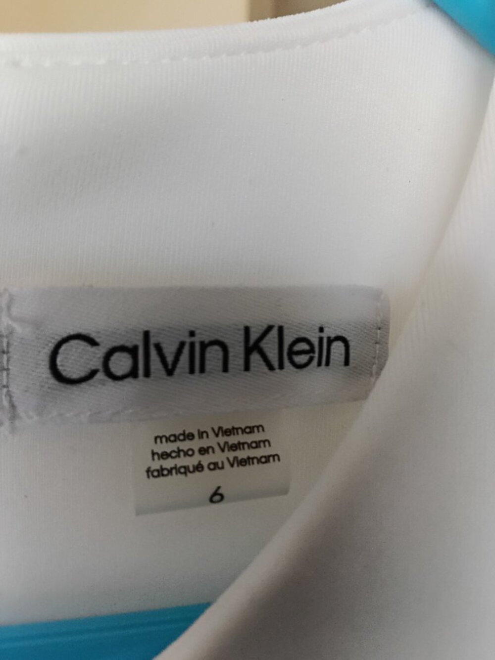 Dress (scuba sheath) Calvin Klein, New